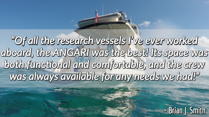 research vessel ANGARI review Brian Smith