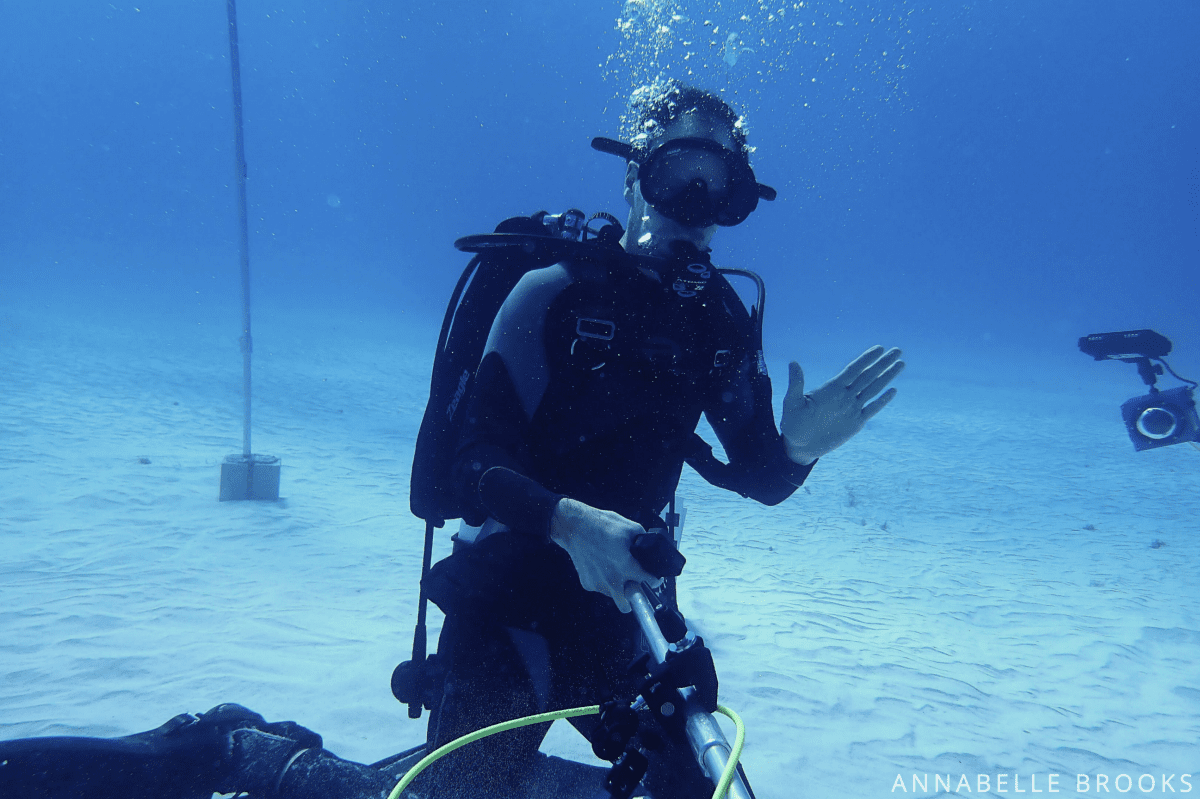 underwater camera setup