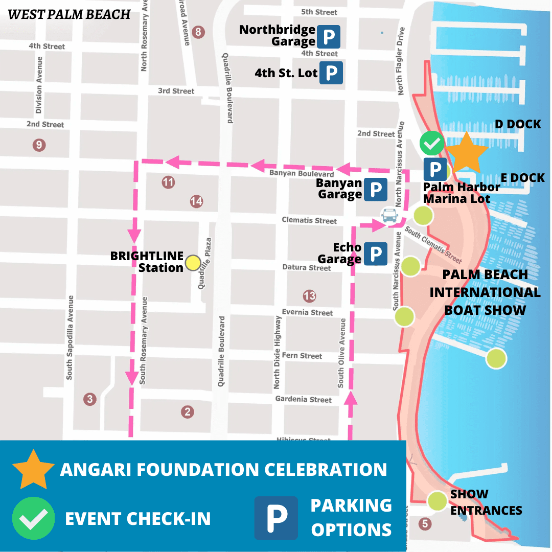 ANGARI Annual Celebration 2022 Map With Parking