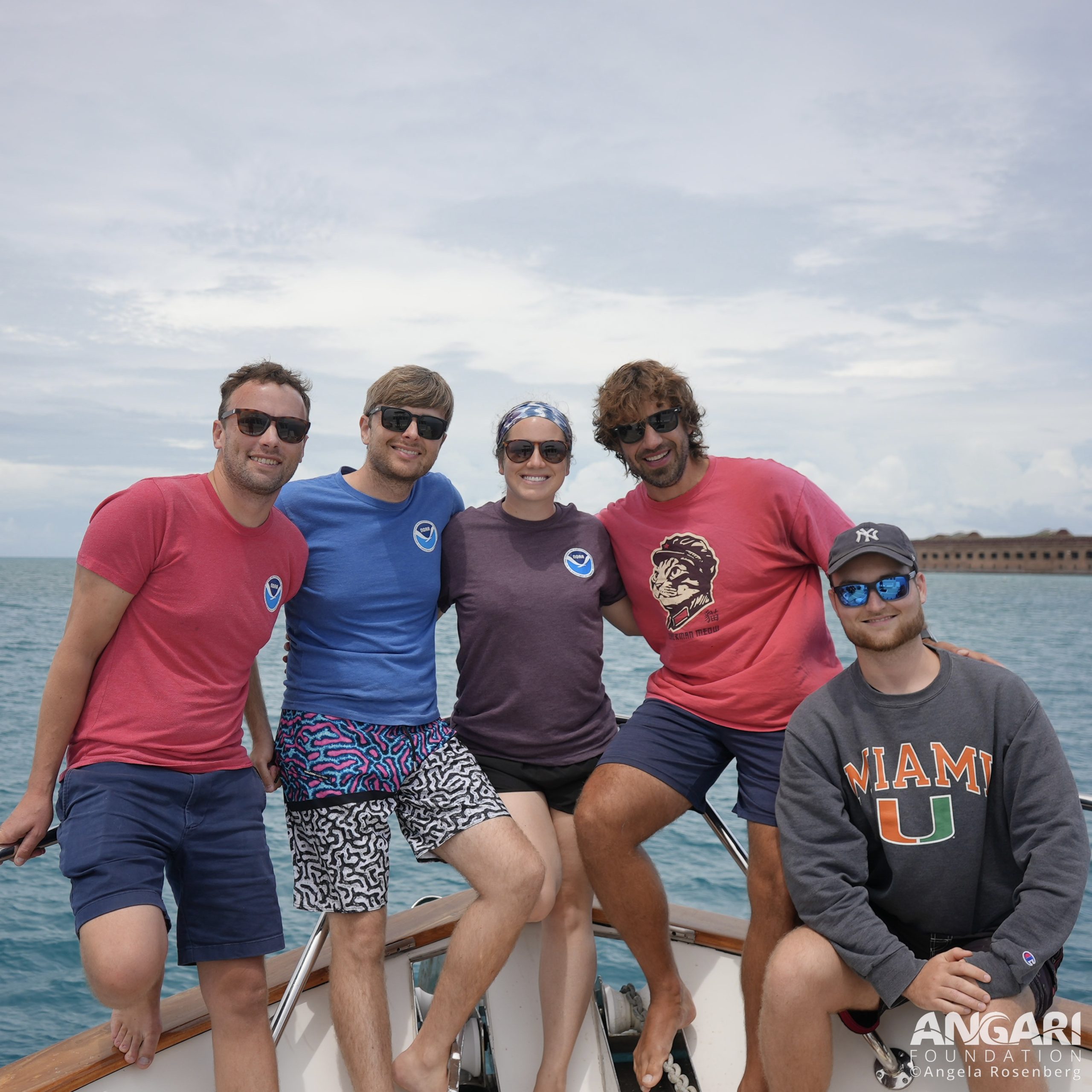 The team and I on R/V ANGARI during Expedition 39.