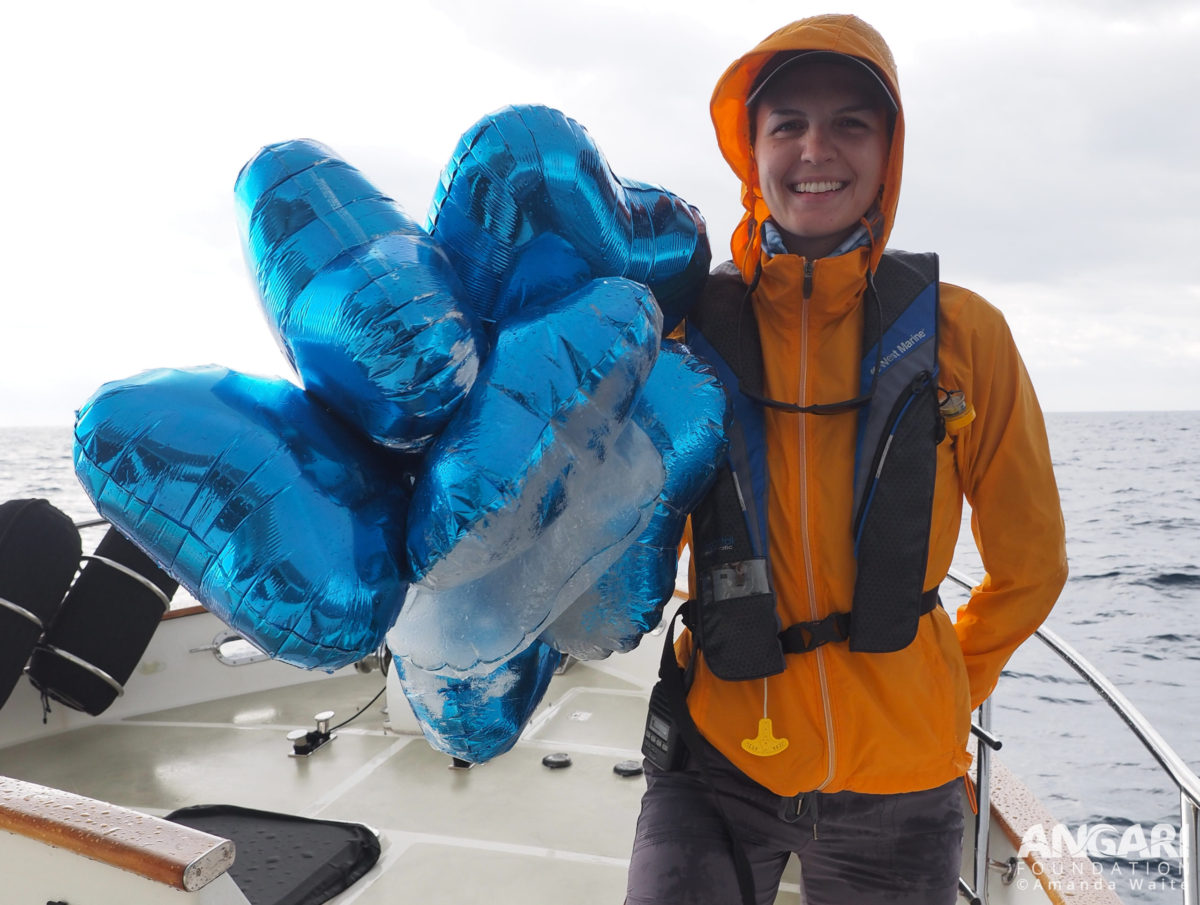 Balloons found in the ocean whilst on R/V ANGARI