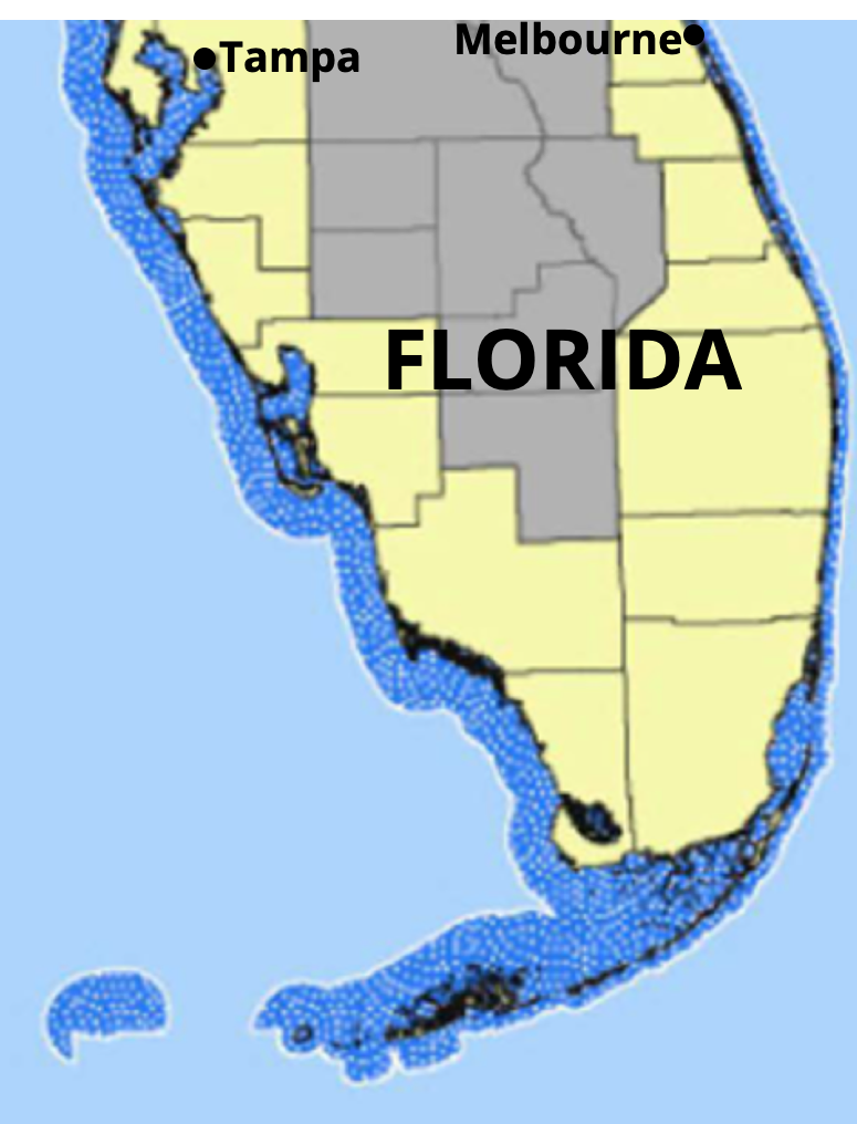 ANGARI Fuel Your Research Initiative Florida map