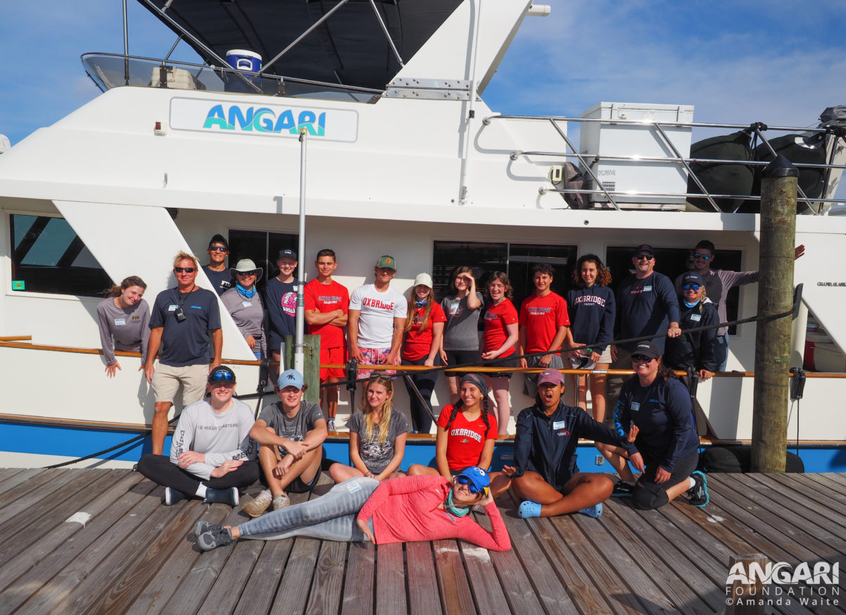 EXP 59: Thank you to this fantastic group of Oxbridge Academy students for a very fun and successful day of shark research in Lake Worth Lagoon. We also extend our gratitude to Flotilla Club who served as exceptional home port for the expedition. PC: Amanda Waite