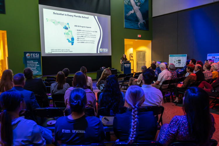 TESI Honors Collaborators During Annual Celebration and Awards. Photo credit: Jeff Gage, Florida Museum of Natural History.