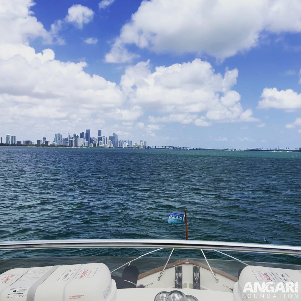 EXP 63: What a great day on the water working in Biscayne Bay, Miami. PC: Angela Rosenberg