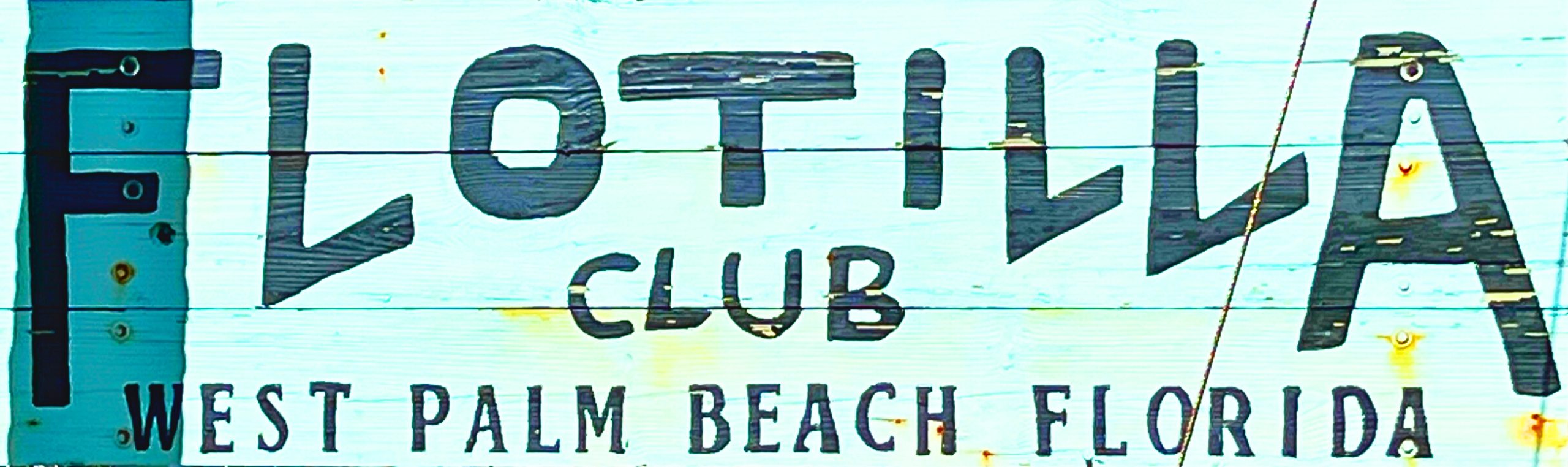 Flotilla Club, West Palm Beach, FL - Sign