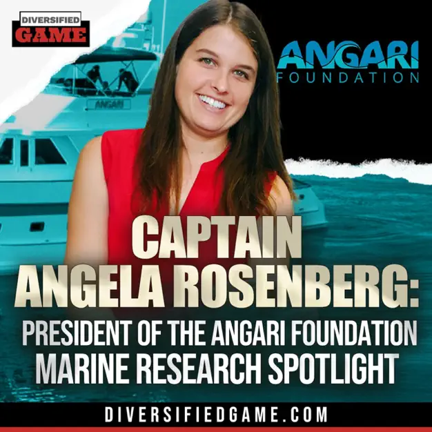 Diversified Game Podcast Cover For Captain Angela Rosenberg