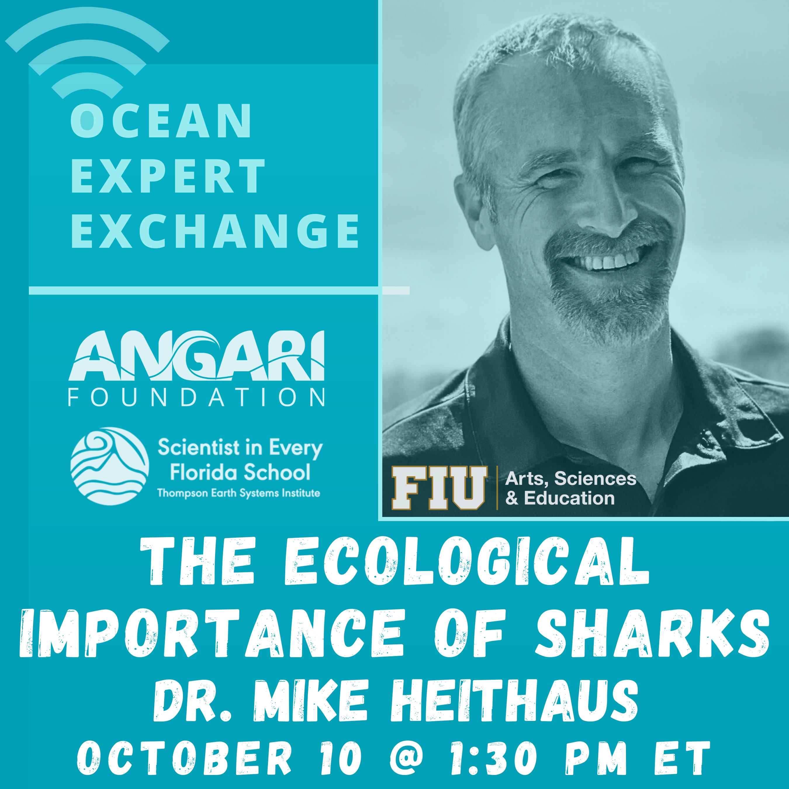 Ocean Expert Exchange Graphic For Dr. Mike Heithaus