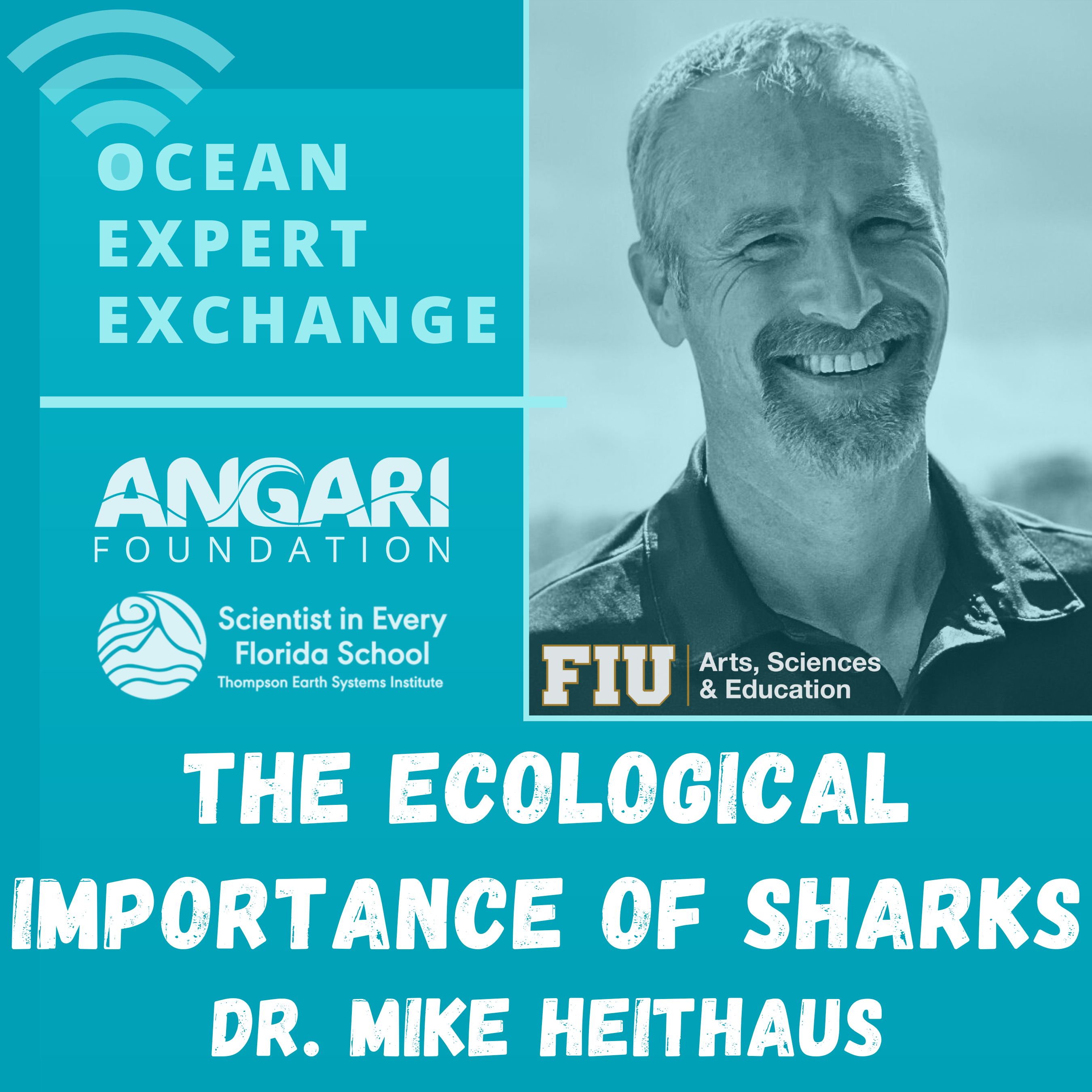 Ocean Expert Exchange graphic for Dr. Mike Heithaus