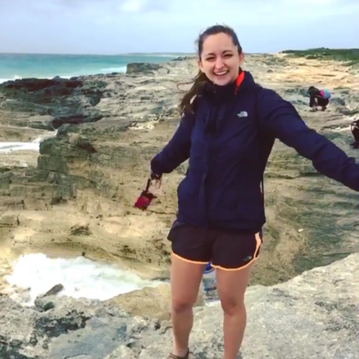 Here I am enjoying San Salvador, The Bahamas during a biology and geology research trip.