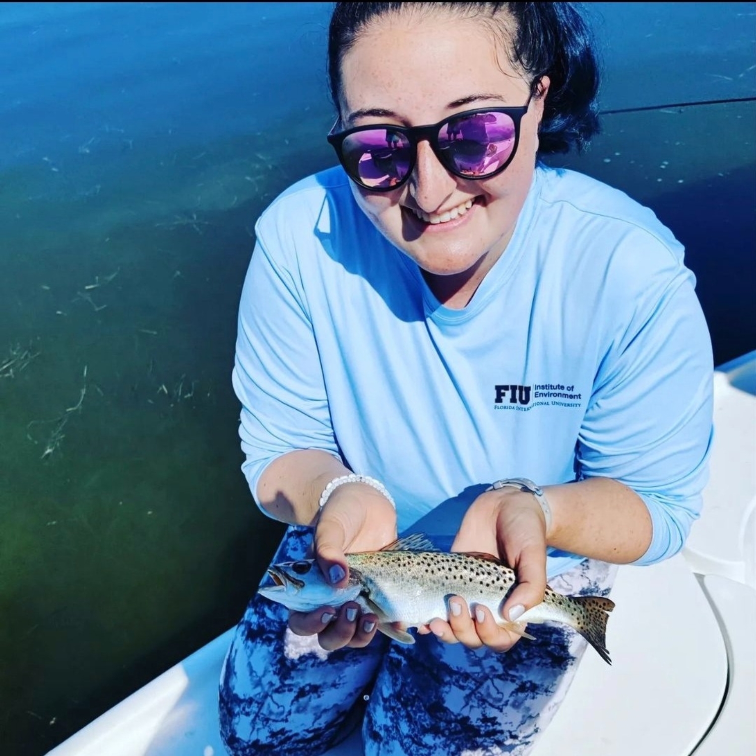 When I Sampled Spotted Seatrout In Florida Bay For A Labmate’s Dissertation Research On My Birthday.