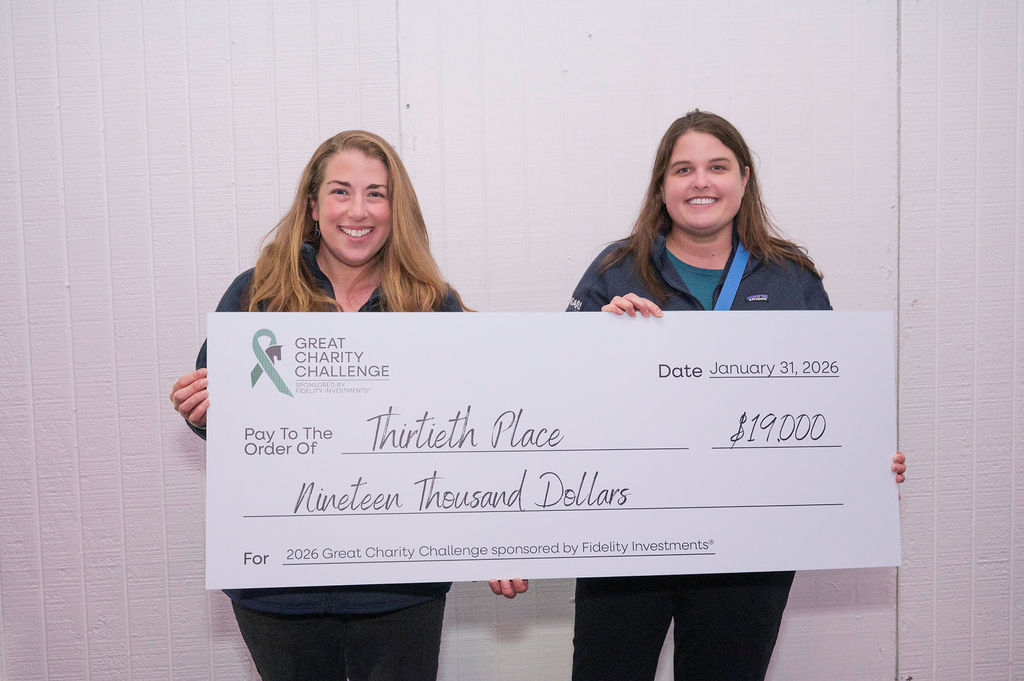 ANGARI Foundation accepting grant award at the 2026 Great Charity Challenge presented by Fidelity Investments. (Photo Credit: Lois Spatz)