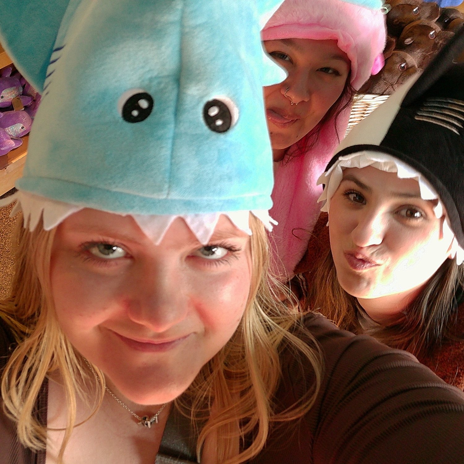 When I goof around with friends, I am given the shark hat for obvious reasons!